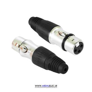 فیش کنون نر و ماده XLR 3pin