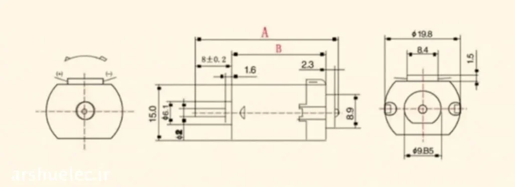 موتور آرمیچر ۳ ولت؛ راهنمای کامل انتخاب، کاربردها و نکات فنی خرید موتور DC کوچک