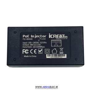 آداپتور 48 ولت 0.4 آمپر POE مدل PSE-480040