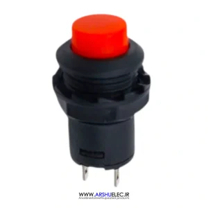 کلید شستی فشاری مهره‌خور ۲ پایه DS213